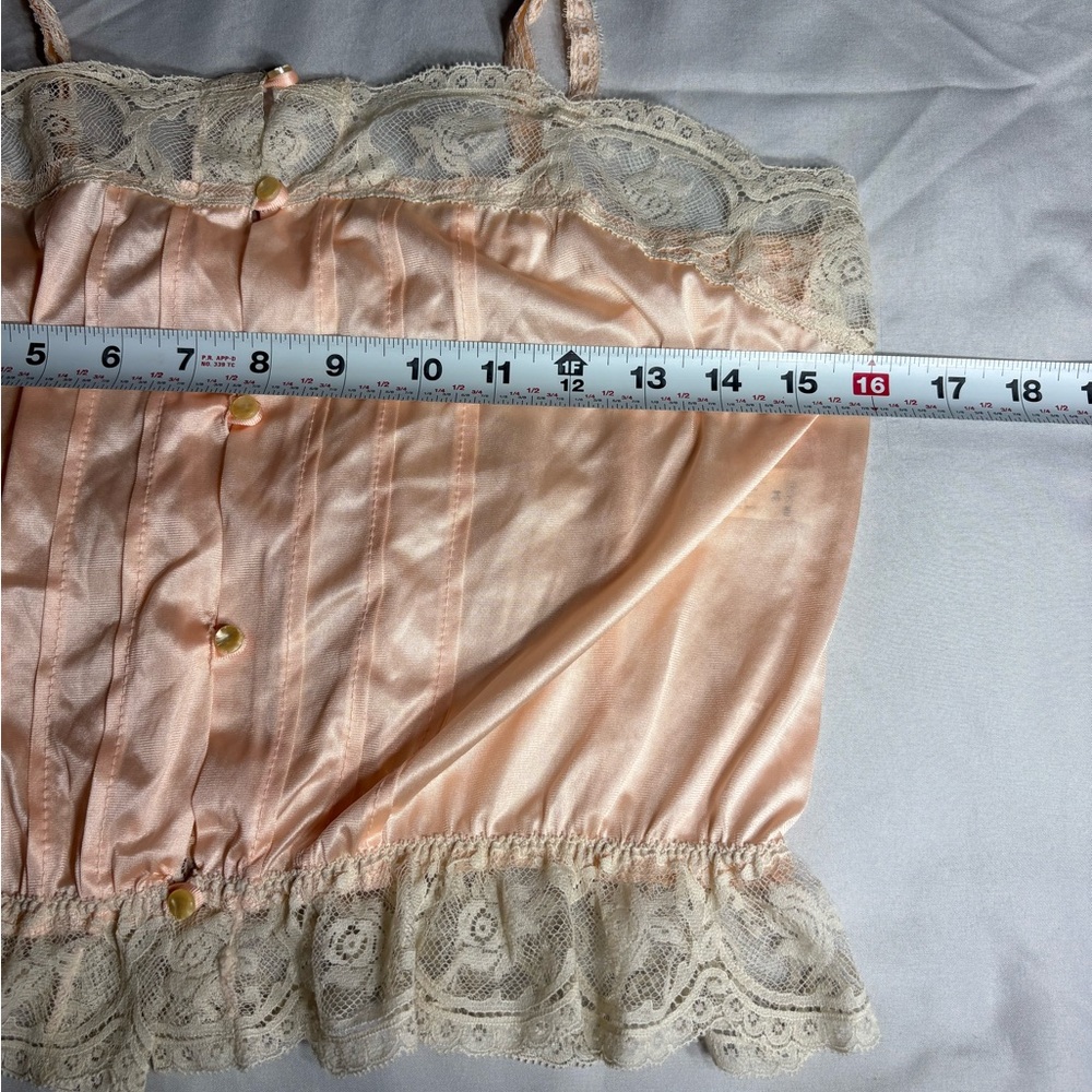 Kayser Peach Lace-Trim Cami Romper for Women - Picture 7 of 10